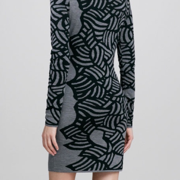 DVF Wool Sweater Farley Dress - Picture 9 of 9